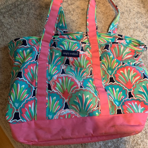 simply southern beach bag